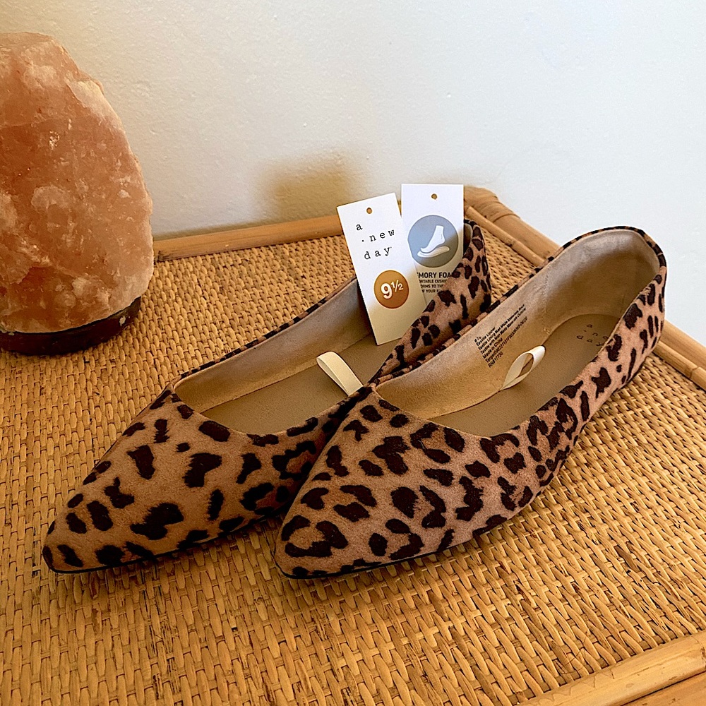 COPY - A New Day Leopard Print Flats 9.5